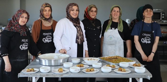 Malatya'da gastronomi kursunda geleceğin aşçıları yetişiyor