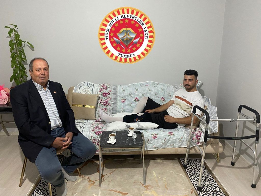 Gazi Beyazay, Türk Milli Kuvvetler Vakfı’na Teşekkür Etti