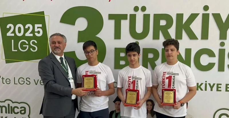 Malatya Çamlıca Koleji'nden 5 Türkiye birinciliği