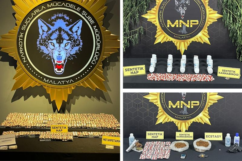 Malatya'da "torbacı" operasyonu: 9 tutuklama