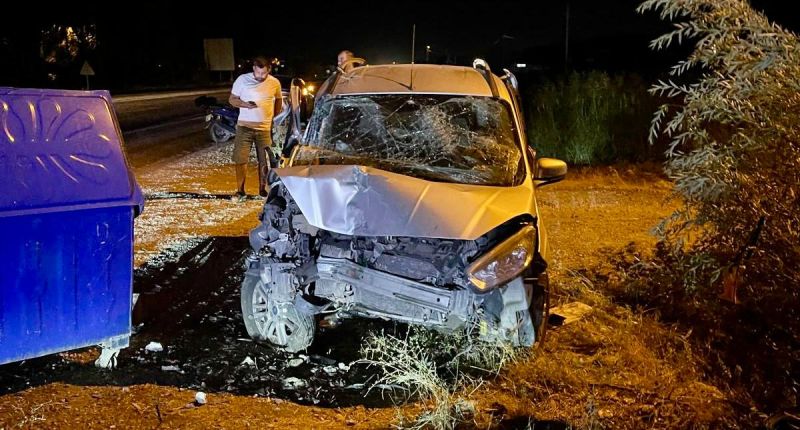 Doğanşehir’de hafif ticari araç ile tır çarpıştı: 2 yaralı