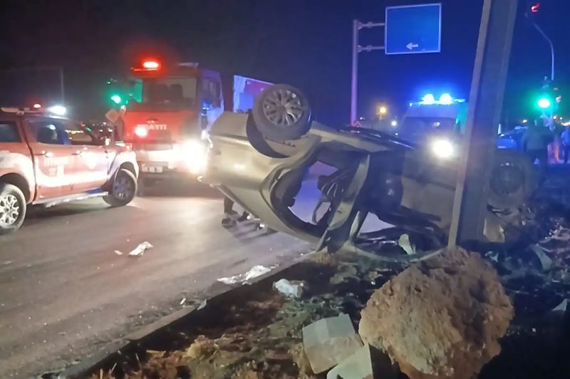 Malatya'da 2 otomobil çarpıştı: 5 yaralı