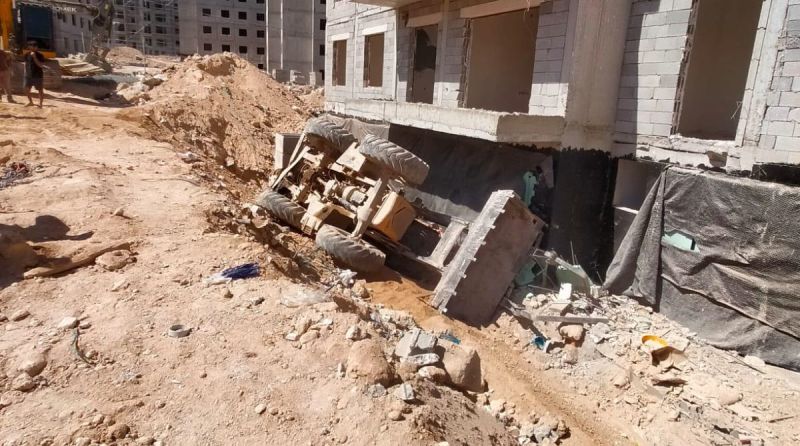 Malatya’da şantiyede iş makinesi devrildi: 1 ölü