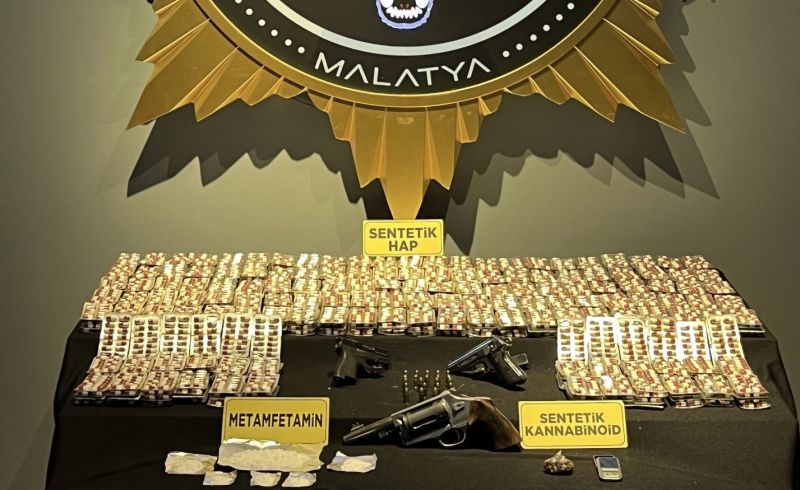 Malatya’da uyuşturucu operasyonu: 3 gözaltı