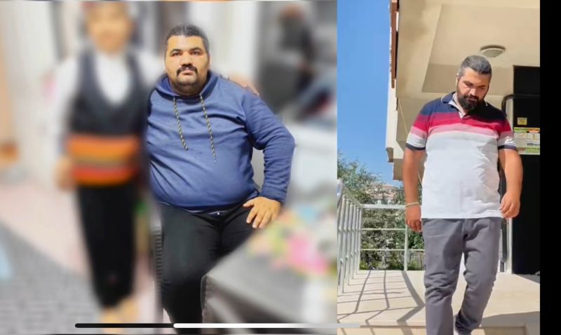 Sağlıklı hayat merkeziyle 8 ayda 38 kilo verdi