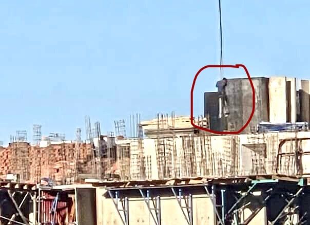 TOKİ şantiyesinde tehlikeli anlar