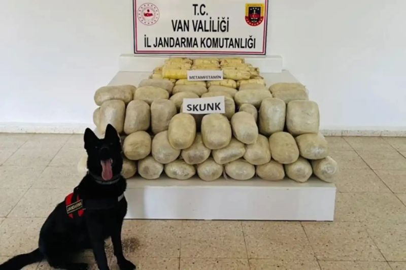 Van'da 106 kilogram uyuşturucu ele geçirildi