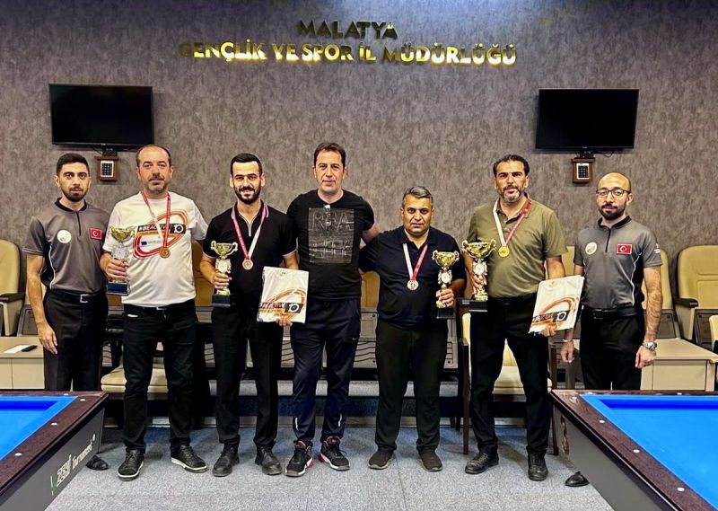 3 Bant Bilardo İl Seçmeleri Tamamlandı