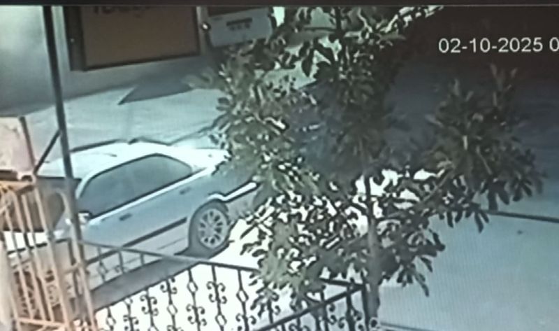 Feci kaza anı güvenlik kamerasına yansıdı