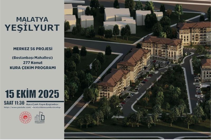 Malatya’da 532 Deprem Konutunun Kuraları 15 Ekim’de Çekilecek