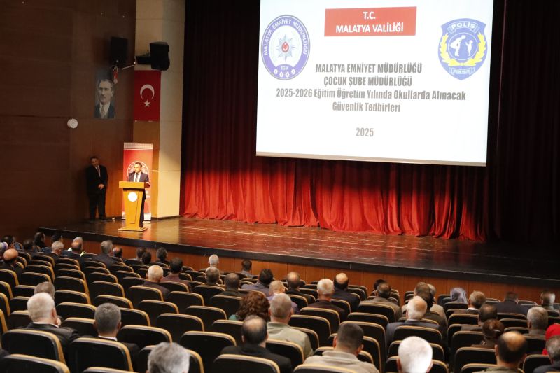 Malatya’da Okul Güvenliği Toplantısı Düzenlendi