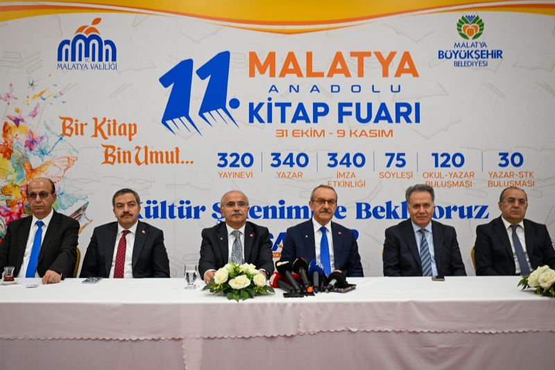 11. Malatya Anadolu Kitap Fuarı 31 Ekim’de Kapılarını Açıyor