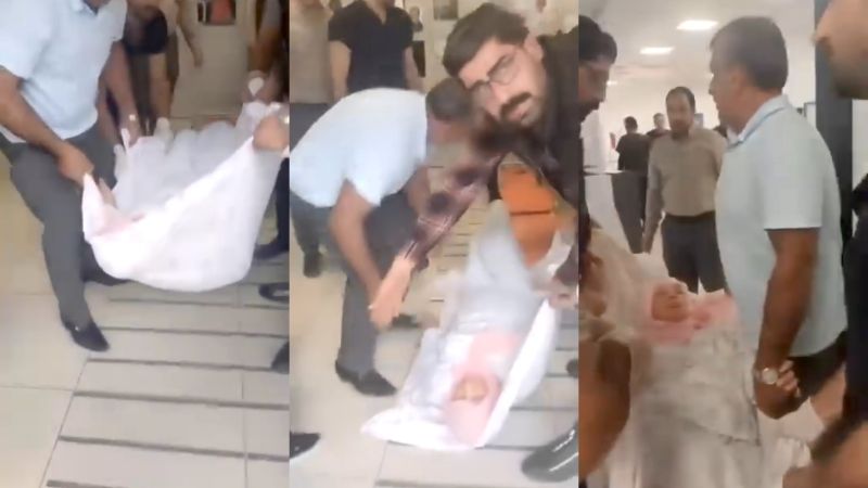 Ambulans Verilmeyince Eşini Battaniyeye Sarıp Taşıdı