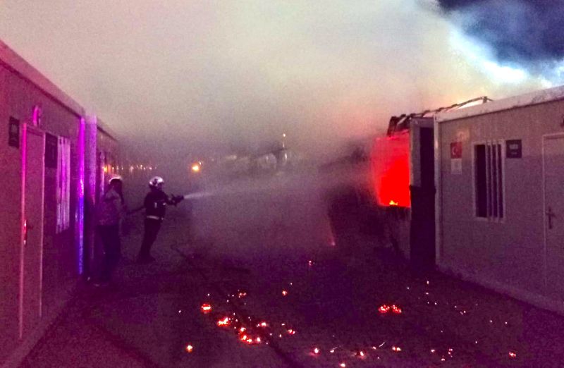 Konteyner da Çıkan Yangın Korkuttu