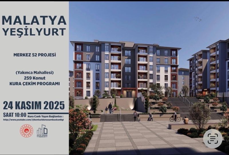 Malatya’da 703 Konut Ve İş Yerinin Hak Sahipleri 24 Kasım’da Belirlenecek