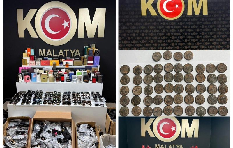 Malatya’da Kaçakçılık Operasyonu: Tarihi Eser Sikkeler Ele Geçirildi