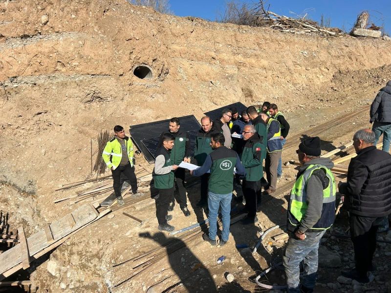 Devlet Su İşleri Bölge Müdürlüğü Malatya’daki Projeleri Sahada İnceledi