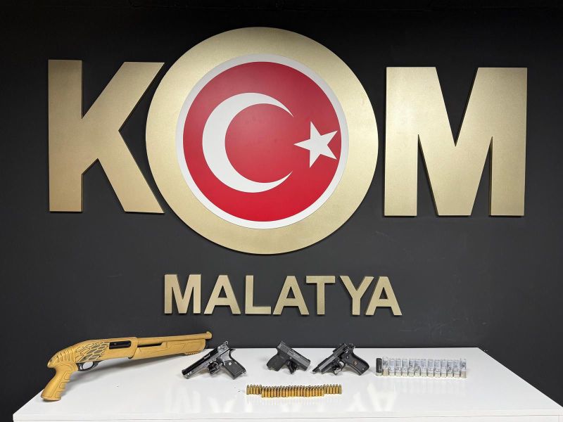 Battalgazi’de Ruhsatsız Silah Operasyonu: 1 Şüpheli Gözaltında