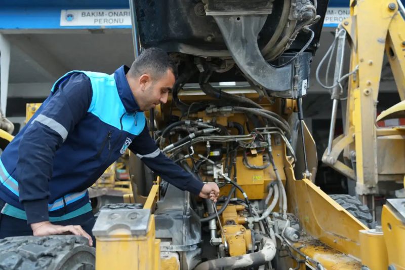 Battalgazi Belediyesi karla mücadele için teyakkuza geçti