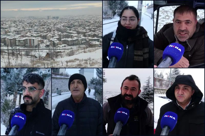 Malatya'da kış mevsiminin ilk kar yağışı: Sevinç ve mağduriyet bir arada