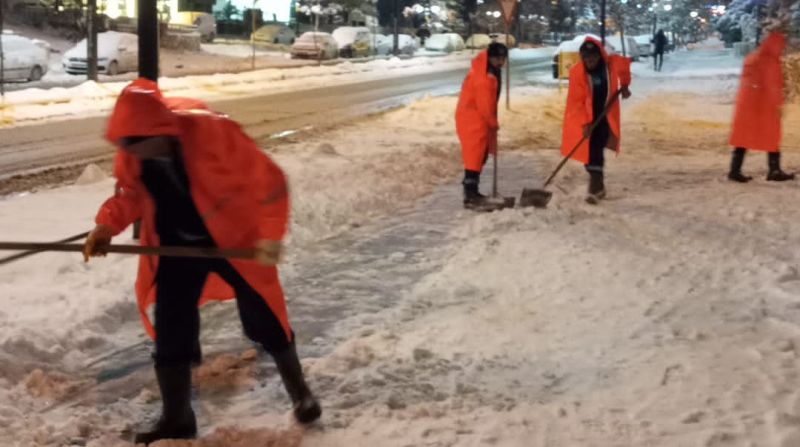 Battalgazi Belediyesi Gece Boyu Sahadaydı