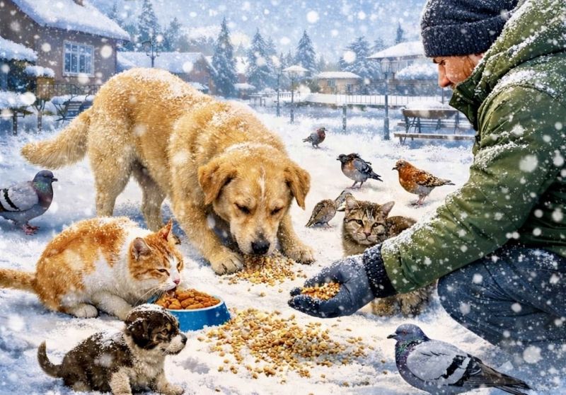 İHH’dan Anlamlı Çağrı: “Herkes Sokağına Bir Kap Yem Koysun”