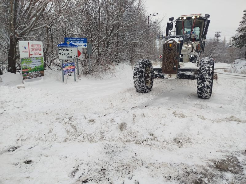 Darende’de Taşımalı Eğitime Bir Gün Ara Verildi