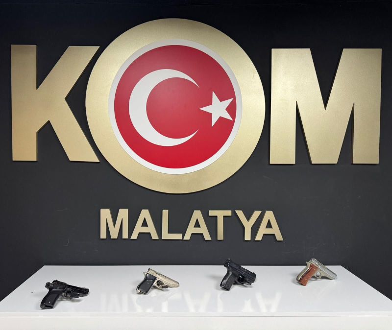 Malatya’da Ruhsatsız Silah Operasyonu: 3 Şüpheli Hakkında Yasal İşlem