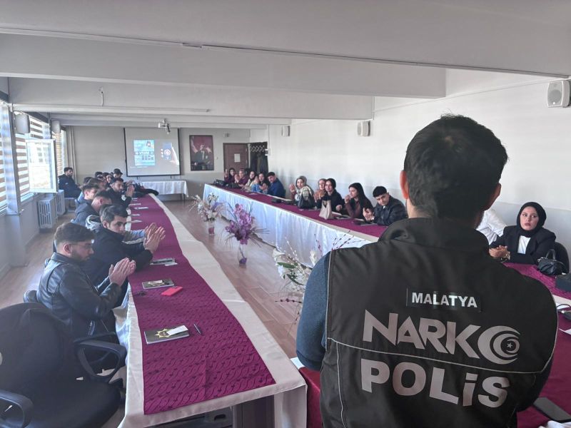 Malatya’da Uyuşturucuya Sıfır Tolerans: Hem Operasyon Hem Bilgilendirme