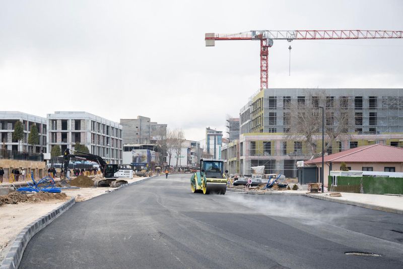 Çarşı Merkezinde Altyapı Tamamlandı, Asfalt Çalışmaları Başladı