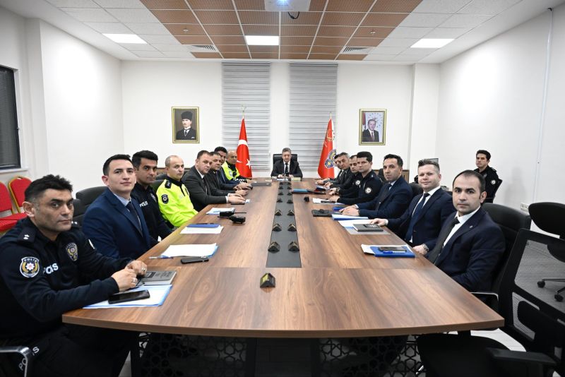 Adıyaman Emniyeti Haftalık Asayiş Toplantısı