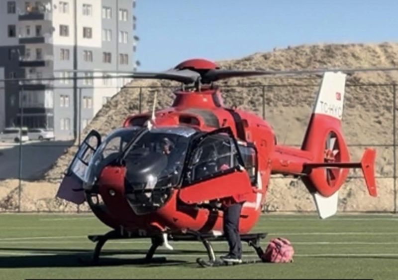 Havale Geçiren 1,5 Yaşındaki Çocuk Helikopter Ambulansla Malatya’ya Sevk Edildi