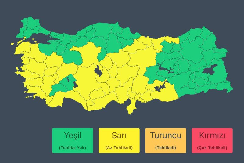 İçişleri Bakanlığı’ndan Kuvvetli Yağış Uyarısı: Komşu İller İçin Dikkat Çağrısı