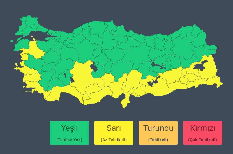 Meteoroloji’den Kuvvetli Yağış ve Toz Taşınımı Uyarısı