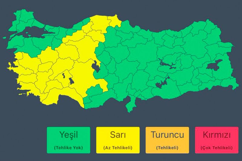 Meteoroloji’den Kuvvetli Sağanak Uyarısı: Çok Sayıda İl Etkilenecek