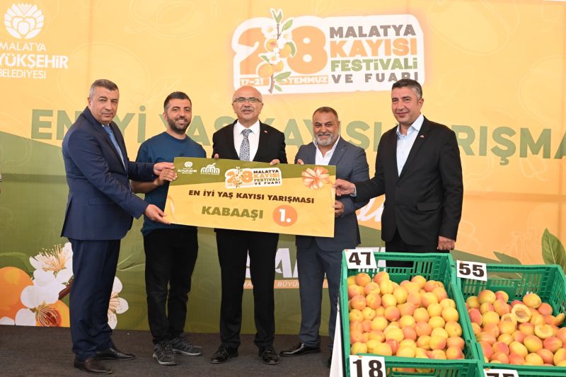 En İyi Yaş Kayısılar Ödüllendirildi: Doğanşehir Tüm Birincilikleri Kaptı