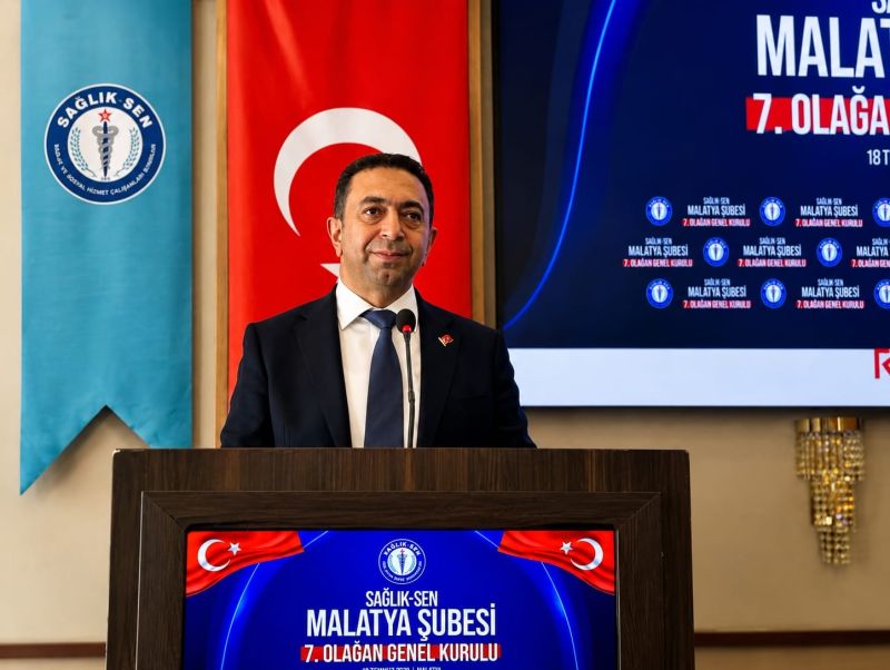 Sağlık-Sen Malatya’da Hasan Ulutaş Güven Tazeledi