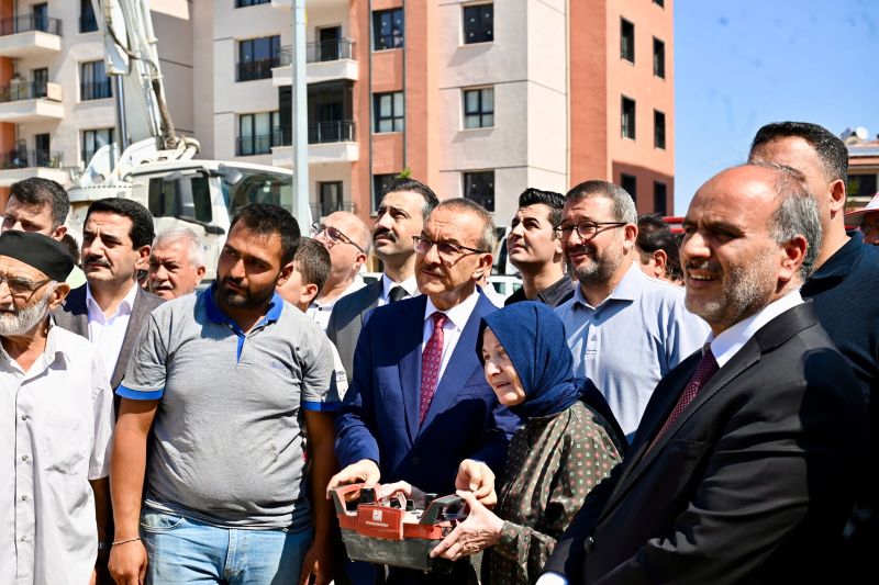 Tandoğan İnci Cömert Camii’nin Temeli Dualarla Atıldı