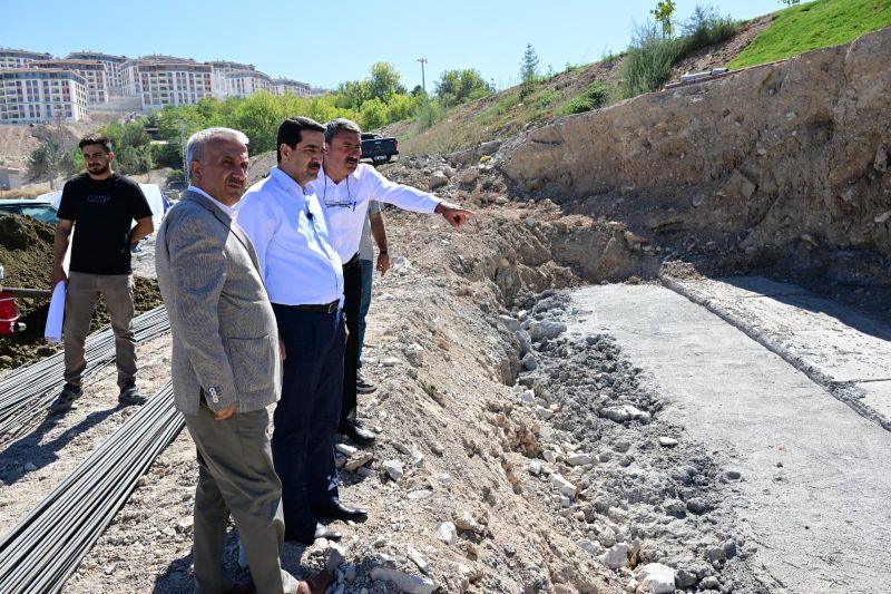 Başkan Taşkın Çarşıbaşı Rekreasyon Alanı’ndaki Çalışmaları İnceledi