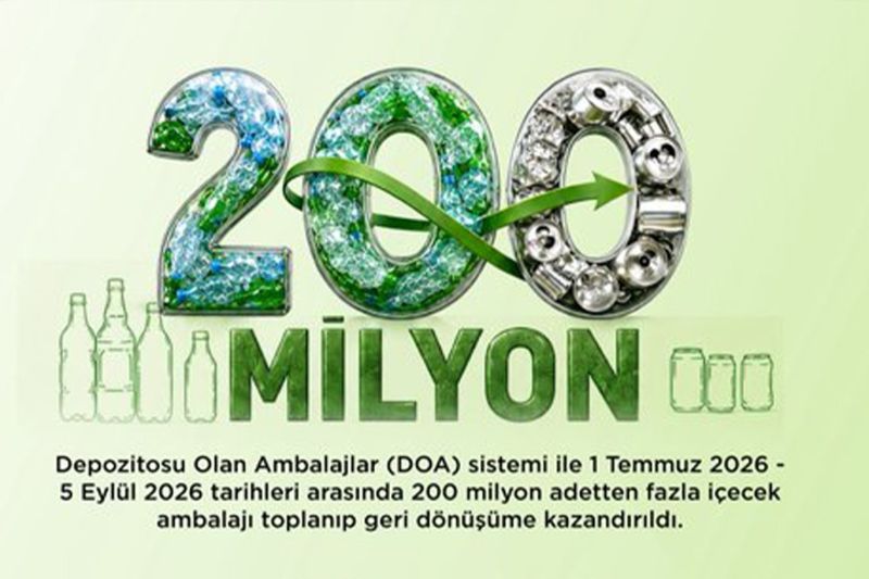 Depozito Sisteminde 205 Milyon Ambalaj Toplandı