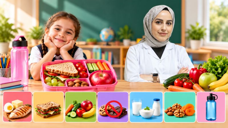 7 Maddede Doğru Beslenme Çantası: Okul Başarısının Temelinde Dengeli Beslenme Var