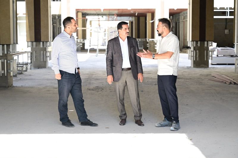 Başkan Taşkın, Eski Hal Binası Alanındaki Projeyi İnceledi