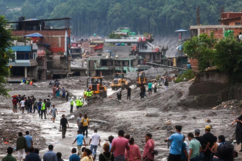 Nepal'de Sel Felaketinda Ölü Sayısı 1357'ye Yükseldi