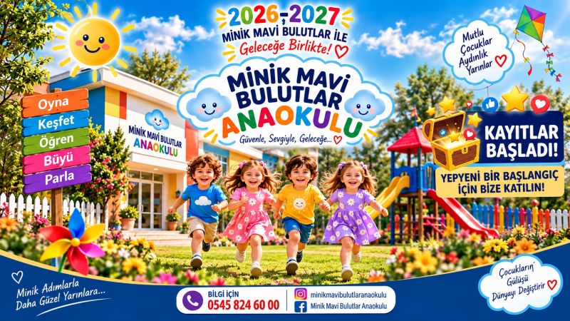 Minik Mavi Bulutlar Anaokulu’nda "Yaratıcı Keşif Merkezi" Heyecanı: Yeni Döneme Yenilikçi Vizyon