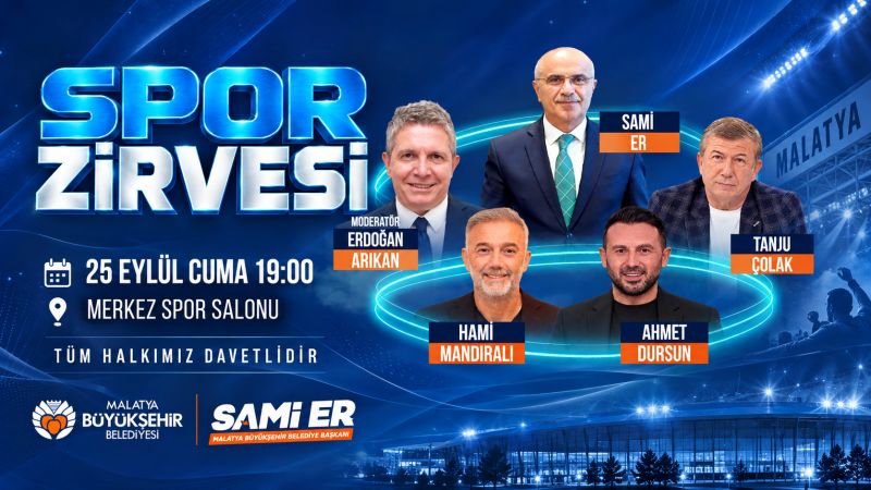 Malatya’da “Sporun Zirvesi” Heyecanı: Efsane İsimler ve Türk Spor Basını Malatya’da Buluşuyor