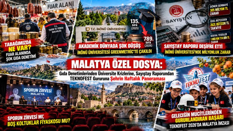 Gıda Denetimlerinden Üniversite Krizlerine, Sayıştay Raporundan TEKNOFEST Gururuna Şehrin Haftalık Panoraması