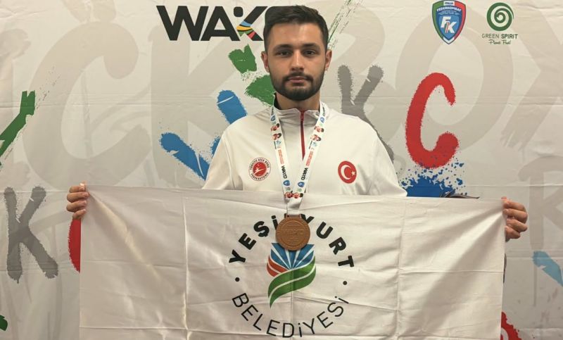 Yeşilyurt Belediyesporlu Ömer Faruk Yılmaz Dünya Üçüncüsü Oldu