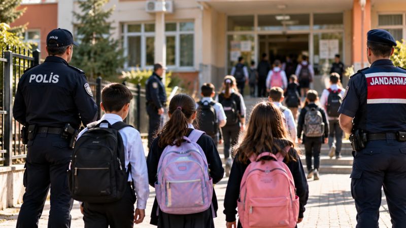 Okul Güvenliğinde Yeni Dönem: Polis ve Jandarma Öğrencilerden Önce Görevde Olacak