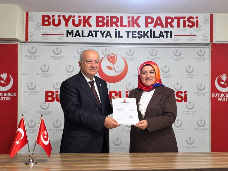 BBP Malatya İl Kadın Kolları Başkanlığına Fatma Gürbüz Atandı