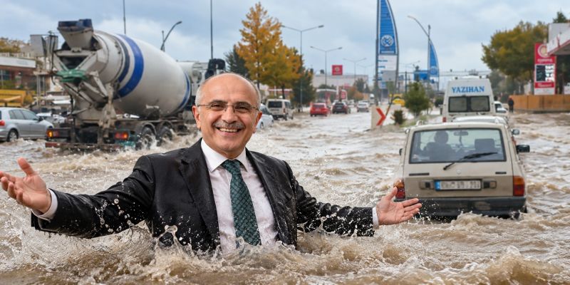 "35 Milyar TL’lik Altyapı Yatırımı Nerede?" Malatya’da Yağmur Başladı, Gözler Yine Sami Er’e Çevrildi!